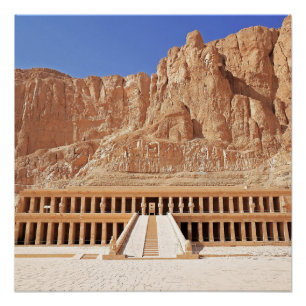 Altes Ägypten Pharao deir el bahri Tempel Dynastie Poster