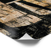 Altes Ägypten Pharao Segen der Sonne Gott Poster (Ecke)