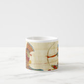 Altes Ägypten Pharaoh Ramesses II Pferde Papyrus Espressotasse (Vorderseite)