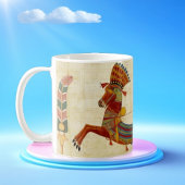 Altes Ägypten Pharaoh Ramesses II Pferde Papyrus Kaffeetasse