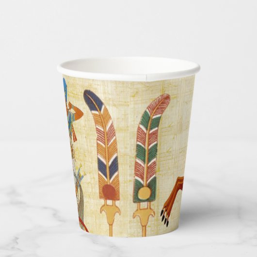 Altes Ägypten Pharaoh Ramesses II Pferde Papyrus Pappbecher (Rechts)