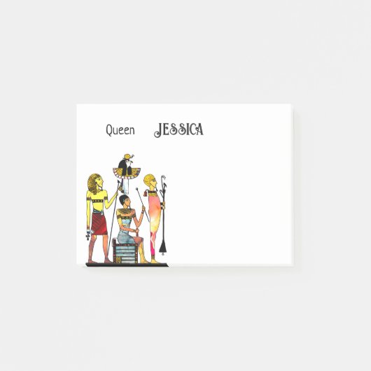 Altes Ägypten Pharaonen Lavish Ormamentation Post-it Klebezettel (Vorderseite)