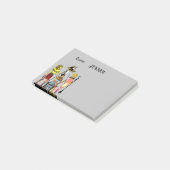 Altes Ägypten Pharaonen Lavish Ormamentation Post-it Klebezettel (angewinkelt)