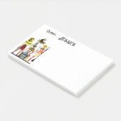 Altes Ägypten Pharaonen Lavish Ormamentation Post-it Klebezettel (angewinkelt)