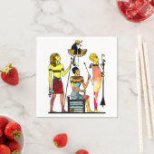 Altes Ägypten Pharaonen Lavish Ormamentation Serviette (Beispiel)