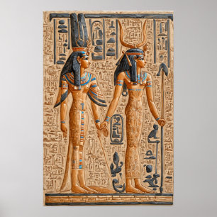 Altes Ägypten, Pharaonische Königin Hatshepsut Poster
