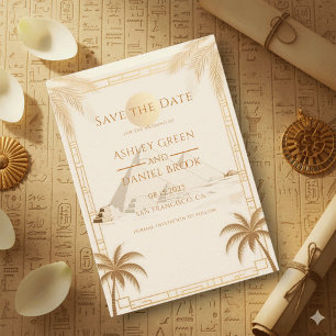 Altes Ägypten Pyramiden Von Giza Ägyptische Hochze Save The Date
