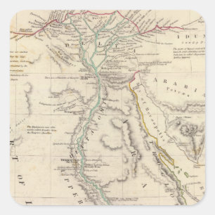 Altes Ägypten Quadratischer Aufkleber