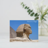 Altes Ägypten, Sphinx, Kairo, Urlaub Ägypten Postkarte (Stehend Vorderseite)