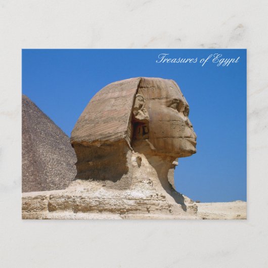 Altes Ägypten, Sphinx, Kairo, Urlaub Ägypten Postkarte (Vorderseite)