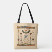 Altes Ägypten Symbol-Tragetasche Tasche (Rückseite)