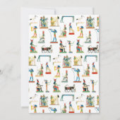 Altes Ägypten Vintage ägyptische Geburtstagspartei Einladung (Rückseite)