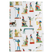 Altes Ägypten Vintages ägyptisches Muster Mittlere Geschenktüte (Rückseite)