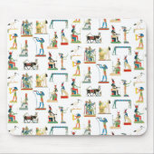 Altes Ägypten Vintages ägyptisches Muster Mousepad (Vorne)