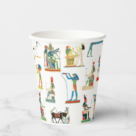 Altes Ägypten Vintages ägyptisches Muster Pappbecher