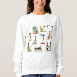 Altes Ägypten Vintages ägyptisches Muster Sweatshirt