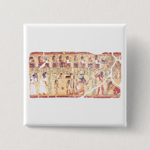 Altes ägyptisches Buch der Toten, das die Hea wieg Button