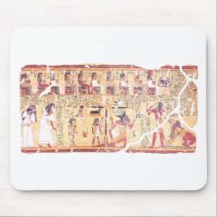 Altes ägyptisches Buch der Toten, das die Hea wieg Mousepad