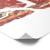 Altes ägyptisches Buch der Toten - Horus Poster (Ecke)