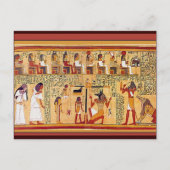 Altes ägyptisches Buch der Toten. Postkarte (Vorderseite)