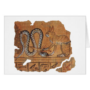Altes ägyptisches Buch der Toten Ra & Apophis