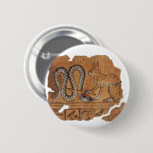 Altes ägyptisches Buch der Toten Ra & Apophis Button (Vorne & Hinten)