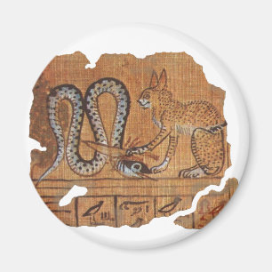 Altes ägyptisches Buch der Toten Ra & Apophis Magnet