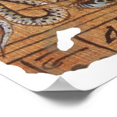 Altes ägyptisches Buch der Toten Ra & Apophis Poster (Ecke)