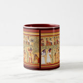 Altes ägyptisches Buch der Toten Zweifarbige Tasse (Mittel)