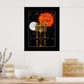 Altes ägyptisches Fantasy-Poster Poster (Küche)