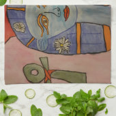 Altes ägyptisches Goddess-Teetuch Geschirrtuch (Gefaltet)