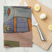 Altes ägyptisches Goddess-Teetuch Geschirrtuch (Viertel Falte)