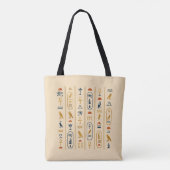 Altes ägyptisches Hieroglyphen-Tragetasche Tasche (Rückseite)