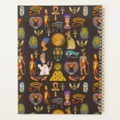 Altes ägyptisches Hieroglyphenmuster-Symbol Planer (Rückseite)