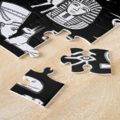 Altes ägyptisches Hieroglyphensymbol-Muster      Puzzle (Seite)