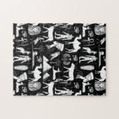 Altes ägyptisches Hieroglyphensymbol-Muster      Puzzle (Horizontal)