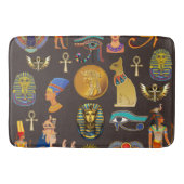 Altes ägyptisches Hieroglyphisches Muster Badematte (Vorderseite)