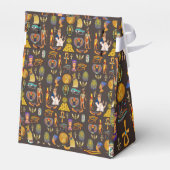Altes ägyptisches Hieroglyphisches Muster Geschenkschachtel (Rückseite)