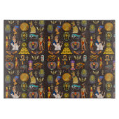 Altes ägyptisches Hieroglyphisches Muster Schneidebrett (Vorderseite)