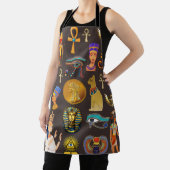 Altes ägyptisches Hieroglyphisches Muster Schürze (InSitu)