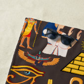Altes ägyptisches Hieroglyphisches Muster Strandtuch (Beispiel)
