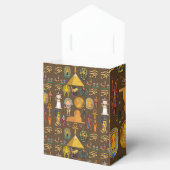 Altes ägyptisches Hieroglyphisches Muster-Symbol Geschenkschachtel (Geöffnet)