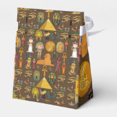 Altes ägyptisches Hieroglyphisches Muster-Symbol Geschenkschachtel (Rückseite)