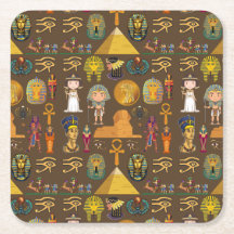 Altes ägyptisches Hieroglyphisches Muster-Symbol