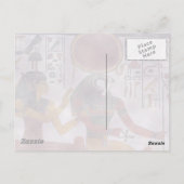 Altes Ägyptisches Horus Postkarte (Rückseite)