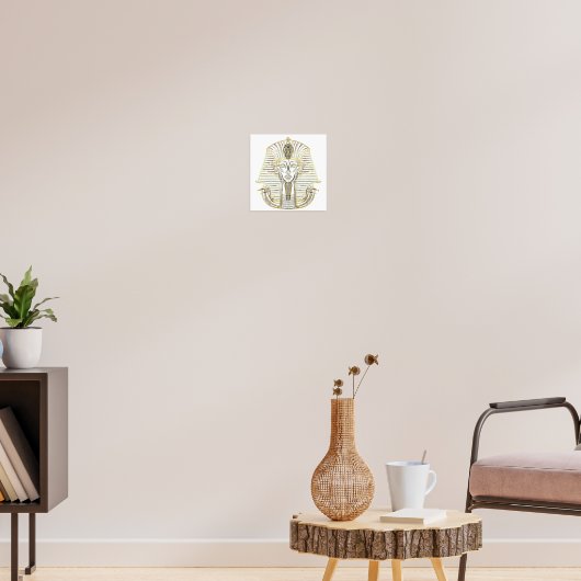 Altes ägyptisches Rahmendesign – Luxuriöser Pharao Poster (Wohnzimmer 3)