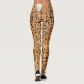 Altes ägyptisches Schreiben Leggings (Rückseite)
