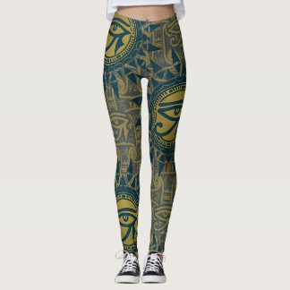 Altes ägyptisches Sonnensymbol des Auges des Ra Leggings