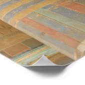 Altes ägyptisches Tempelposter Poster (Ecke)