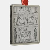 Altes ägyptisches und persisch silbernes ornament (Rechts)